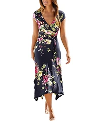 Lascana Women's Handkerchief Hem Dress