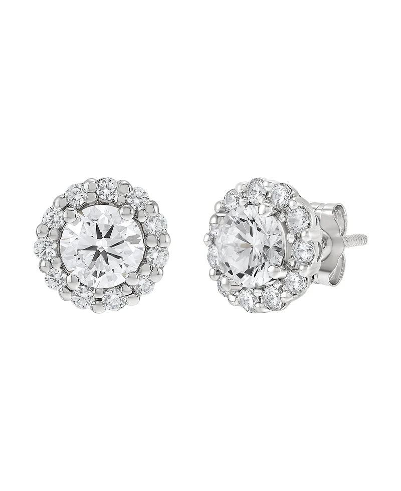 Macy's Igi Certified Lab-Grown Diamond Stud Earrings (1 ct. t.w.) in 14k White Gold