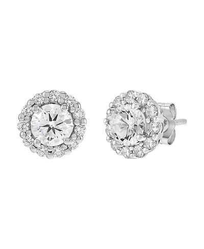 Macy's Igi Certified Lab-Grown Diamond Stud Earrings (1 ct. t.w.) in 14k White Gold