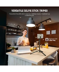 Neewer TS04 Remote Control Selfie Stick Tripod Compatible with Select iPhone Models