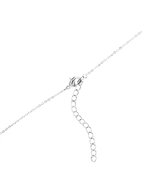 Macy's Sterling Silver Cubic Zirconia Halo Necklace
