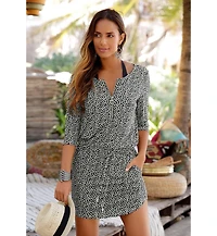 Lascana Women's Zip Detail Dress