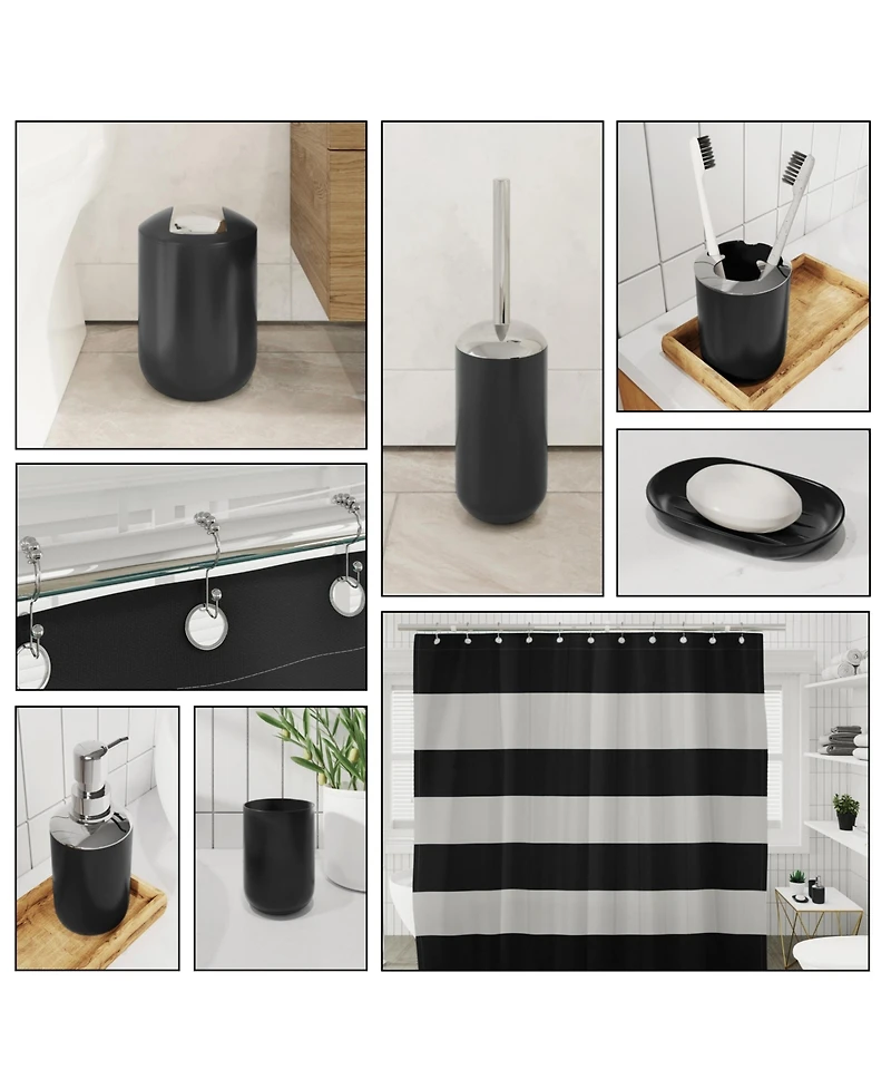 Clara Clark Piece Complete Bathroom Set with Shower Caddy