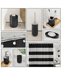 Clara Clark Piece Complete Bathroom Set with Shower Caddy