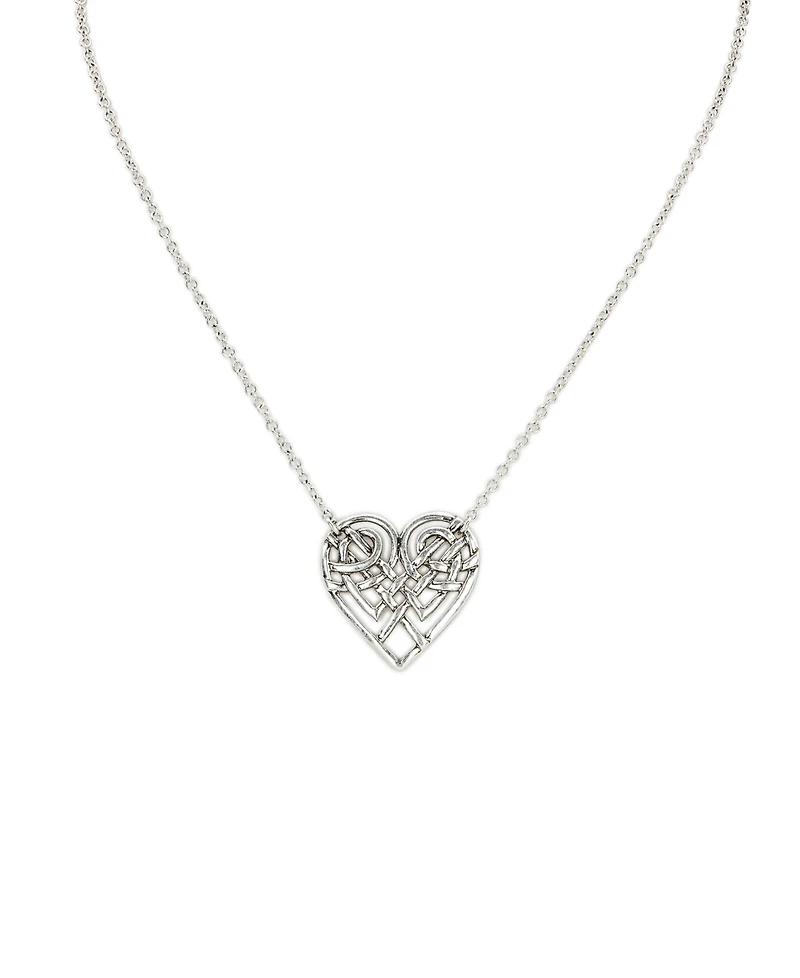 Patricia Nash Scandinavian Knot Collection Heart Necklace