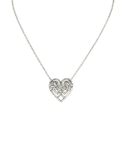 Patricia Nash Scandinavian Knot Collection Heart Necklace