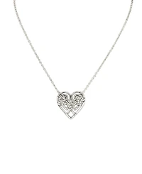 Patricia Nash Scandinavian Knot Collection Heart Necklace