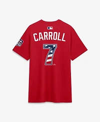 Nike Men's 2026 All-Star Game National League Corbin Carroll Red Name & Number T-Shirt