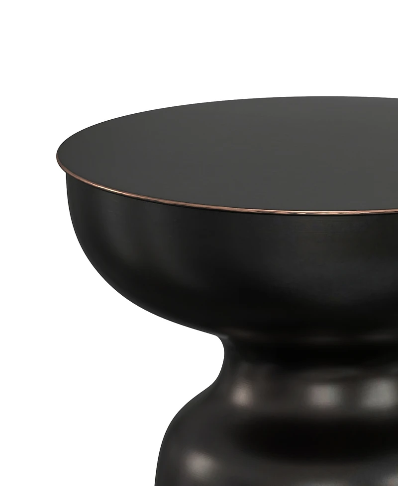 Simpli Home Toby 18" Metal Modern Accent Table
