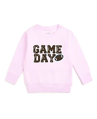 Sweet Wink Little Girls Game Day Patch Sweatshirt