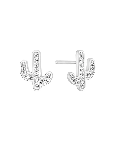 Macy's Cubic Zirconia Cacus Stud Earrings