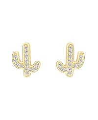 Macy's Cubic Zirconia Cacus Stud Earrings