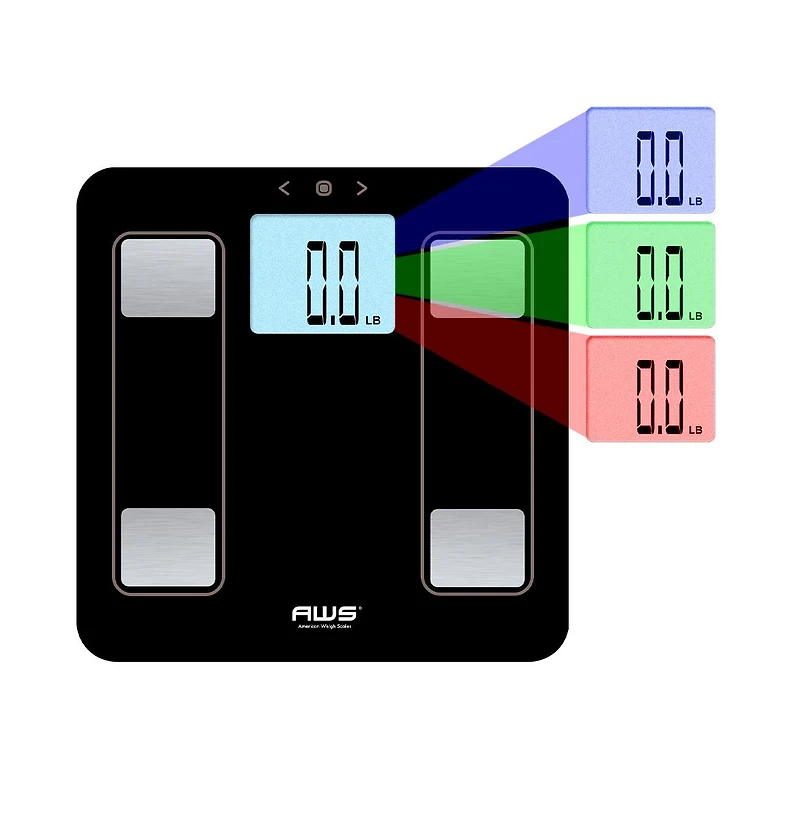 American Weigh Scales Genius Digital Bmi Bathroom Scale, 400lb / 180kg