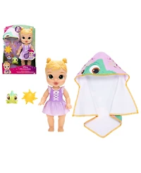 Disney Princess Rapunzel 12" Bathtime Baby Doll with Water Squirters, Ages 3+
