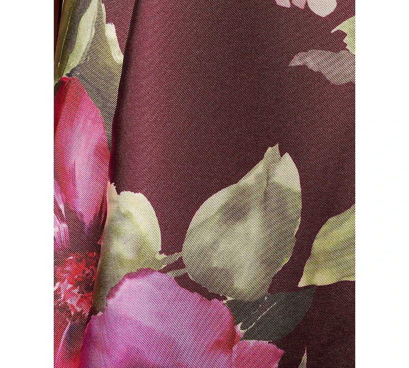 Adrianna Papell Women's V-Neck Floral Ball Gown