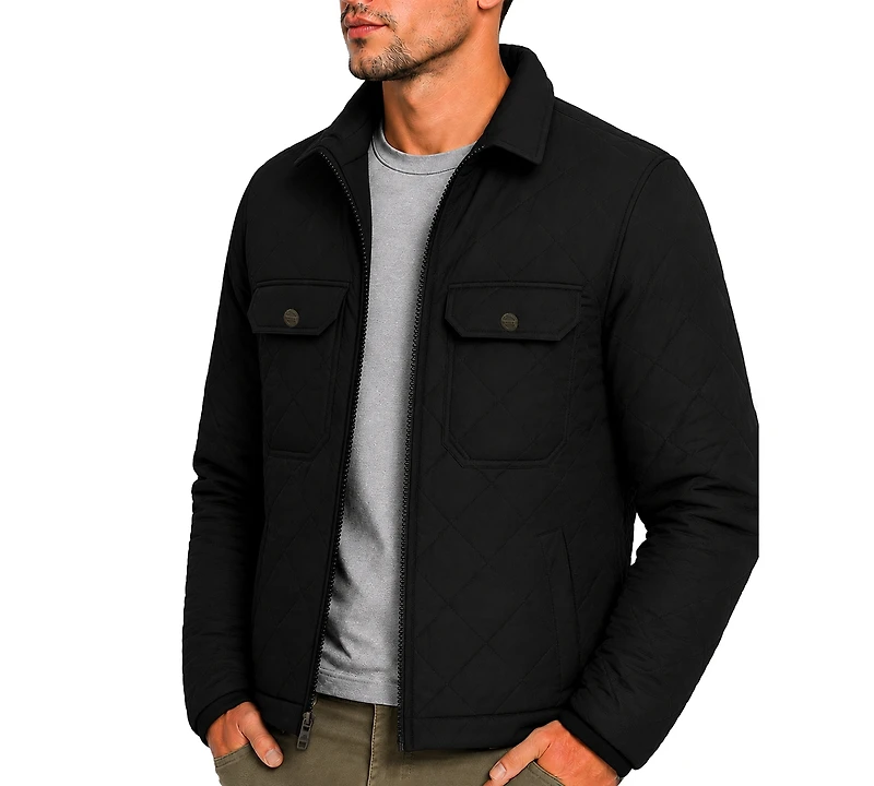 Hawke & Co. Men's Diamond Quilted Heritage Jacket