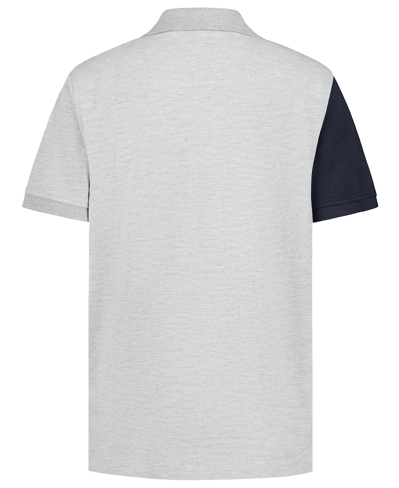 Tommy Hilfiger Boys' 8-20 Color-Block Stripe Short-Sleeve Polo Shirt