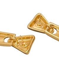 Donna Karan New York Gold-Plated Valley Linear Earrings