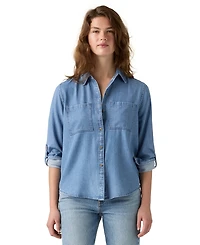 Levi's Women's Utility Long-Sleeve Denim Shirt