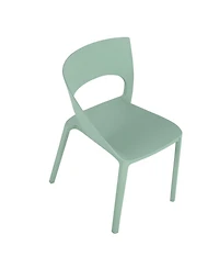 Mondawe Set of 4 Polypropylene Single Side Chair
