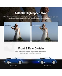 Neewer Z3-c Camera Flash with 100Ws, 3000mAh, Ttl for Canon Cameras
