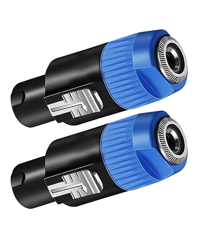 5 Core Speakon to 1/4" Twist-Lock Audio Adapter, for Speakon/1/4" Devices
