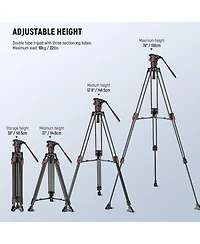 Neewer LL37 Camera Tripod with 22lb