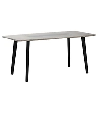 Tribesigns 6FT Conference Table: "H boat-shaped meeting table. Industrial seminar table for office meeting rooms