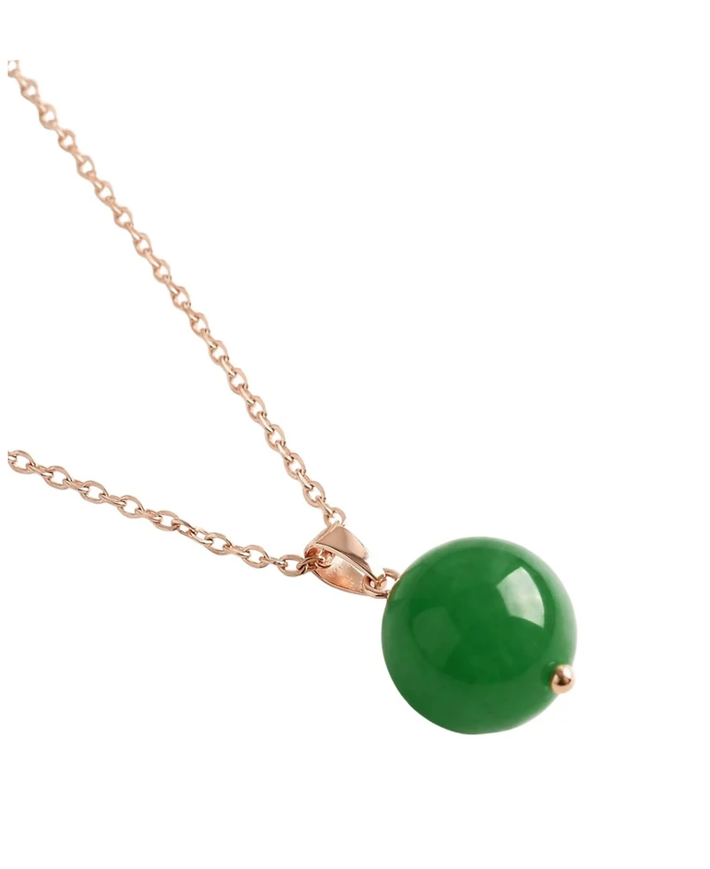 Greene — Green Jade Pendant Necklace