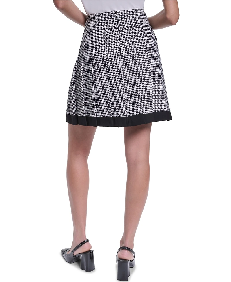 Karl Lagerfeld Paris Women's Knee-Length Pleated Skirt