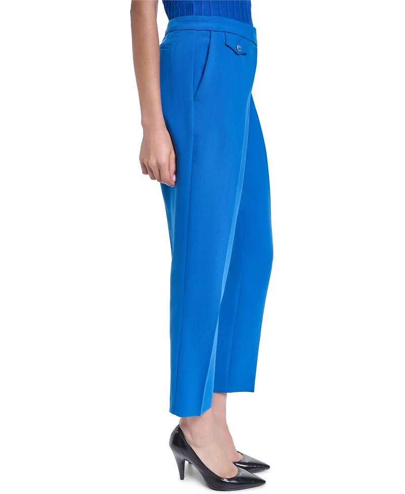 Karl Lagerfeld Paris Women's Mid-Rise Ankle Pants