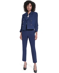 Karl Lagerfeld Paris Women's Cropped Two-Button Jacket