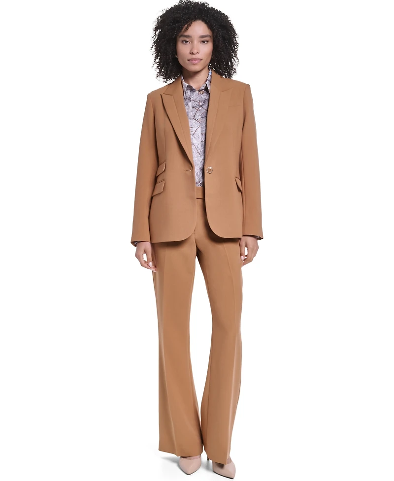 Karl Lagerfeld Paris Women's Regular-Length One-Button Jacket