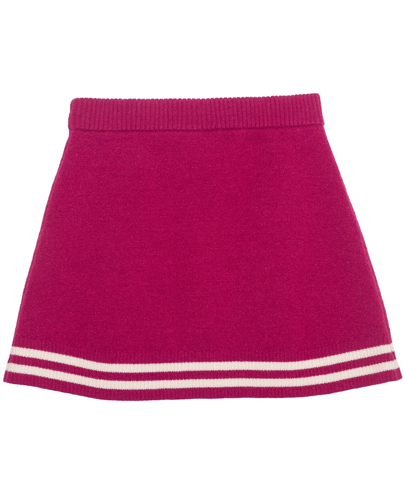 Disney Girls' 2T-6X Minnie Mouse Sweater Varsity Skirt, 2-Piece Set