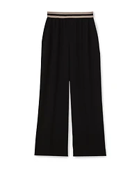 Reiss Women's Sonnie Wide-Leg Elasticated-Waistband pants