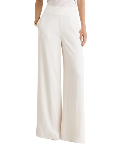 Reiss Women's Clover Wide-Leg Mid-Rise Trousers