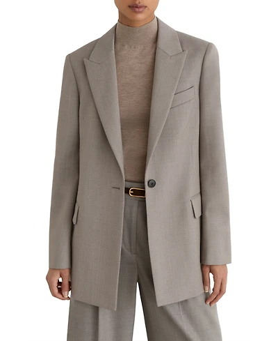 Reiss Women's Briony Wool-Blend Single-Breasted Belted Blazer