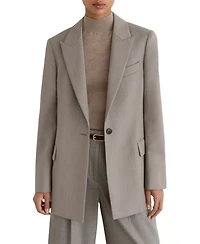 Reiss Women's Briony Wool-Blend Single-Breasted Belted Blazer