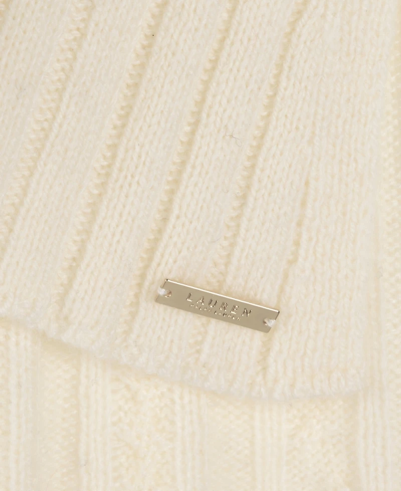 Lauren Ralph Knit Cable Cape