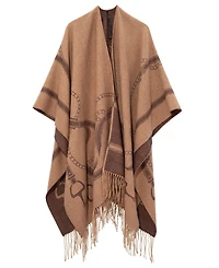 Lauren Ralph Equestrian Oversized Ruana