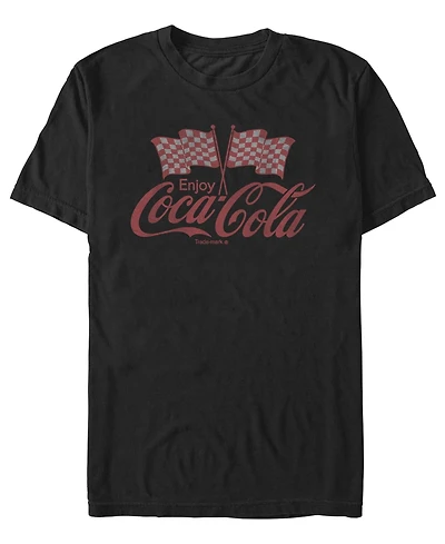 Fifth Sun Men's Coca-Cola Coke Flags T-Shirt