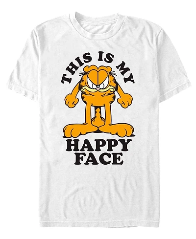 Fifth Sun Men's Garfield Happy Face T-Shirt