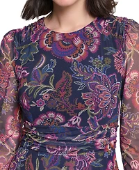 Jessica Howard Women's Crew Neck Dress