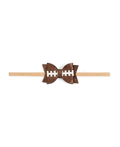 Sweet Wink Baby Girls Game Day Glitter Bow Baby Headband