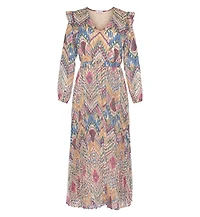 Lascana Women's Pleated Maxi Dress