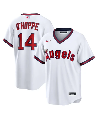 Nike Men's Logan O'Hoppe White Los Angeles Angels Alternate Replica Jersey