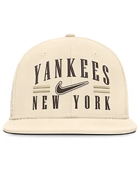 Nike Men's Natural New York Yankees True Dri-fit AeroBill Fitted Hat