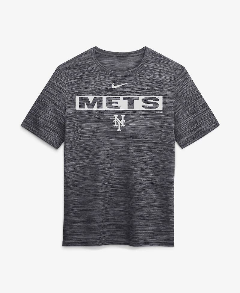 Nike Men's Black New York Mets Velocity Dri-fit T-Shirt