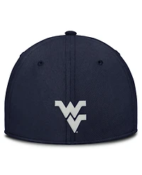 Nike Men's Navy West Virginia Mountaineers Rise On-Field Swoosh Flex Dri-fit Hat