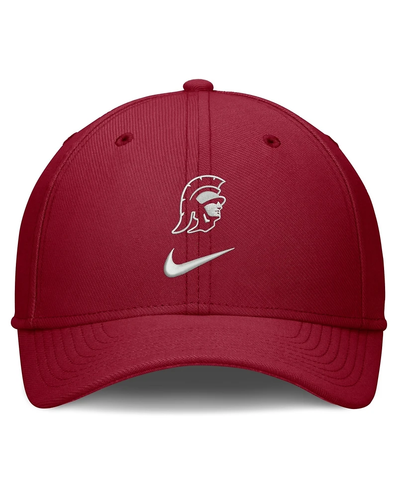 Nike Men's Cardinal Usc Trojans Rise On-Field Swoosh Flex Dri-fit Hat